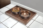 Good Directions 20″ x 14″ Decorative Squares Design Metal Boot Tray – Galvanized Steel with Copper Finish, Multi-Purpose Shoe, Plant & Pet Bowl Tray - color: Copper, style: Squares