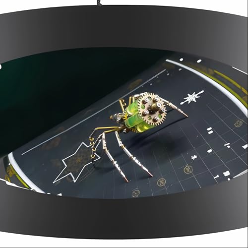 Mechanical Metal DIY 3D Insect Brass Puzzle Model Kits Puzzle for Adults, Steampunk Electric Mechanical, Assembly DIY Gift Craft Hobby for Men for Family and Friends(Gatling Spider) - style: Gatling Spider
