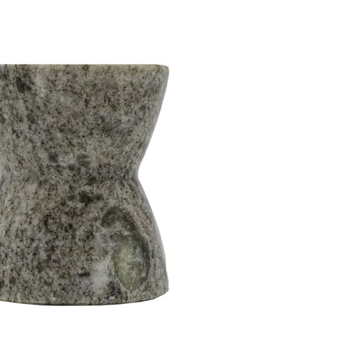 Foreside Home and Garden 3.5" Soren Light Brown Marble Premium Small Taper Candle Holder Home All Seasons Natural Modern Contemporary Living Room End Table Kitchen Dining Dinner Table Tabletop