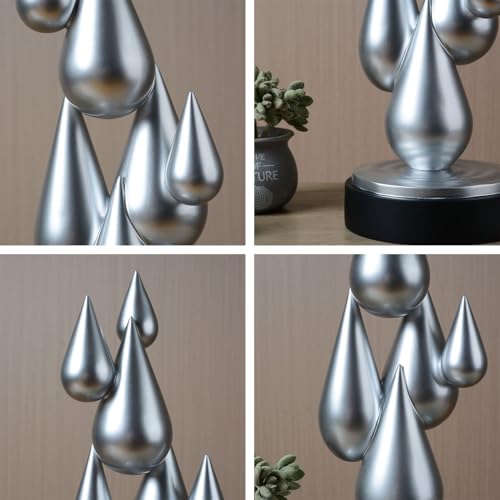 Modern Home Decor Abstract Arts Sculpture Table Bookshelf Decoration for Living Dining Room Bedroom Resin Statue 17.3 Inch