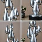 Modern Home Decor Abstract Arts Sculpture Table Bookshelf Decoration for Living Dining Room Bedroom Resin Statue 17.3 Inch