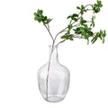 PINIWON Large Clear Glass Vase, 11.2'' H x 7.1'' W, Bubble Flower Vase for Pampas Grass, Stout Jug Vase for Table Centerpieces Home Indoor Decor - 1 Piece