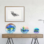 Boloyo 60-Degree Angle Acrylic Plate Display Stand , 4.5 Inch 5PC Clear Acrylic Display Holder Easel Base for Home Office Kitchen School Art Display - color: 60-Degree Angle, size: 4.5 inch(5PC)