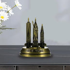VILLCASE New York Landmark Architecture Model 3.34 Inch Metal Statue Home Decor Accent for Office Desk and Living Room