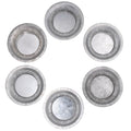 Tea Light Candle Holder Metal Lid Inserts by Mason Jar Lifestyle (6 Pack, Regular Mouth) - size: Regular Mouth
