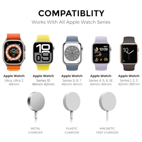 AhaStyle iWatch Stand Silicone Charging Dock Holder Accessories for Apple Watch Series 8/Ultra/SE2/7/6/SE/5/4/3/2/1(49/45/44/42/41/40/38mm), Supports Nightstand Mode【Adapters NOT Included】(Dark Gray) - color: Dark Gray