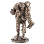 Veronese Design 5 1/8 Inch No Soldier Left Behind Cold Cast Resin Bronze Finish Military Gift Statue