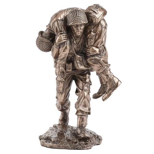 Veronese Design 5 1/8 Inch No Soldier Left Behind Cold Cast Resin Bronze Finish Military Gift Statue