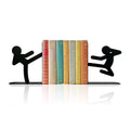 Unique Metal Bookends for Office Desk – Cute Decorative Book Ends for Bookshelves, Reading Decor & Idea Gift for Book Lovers