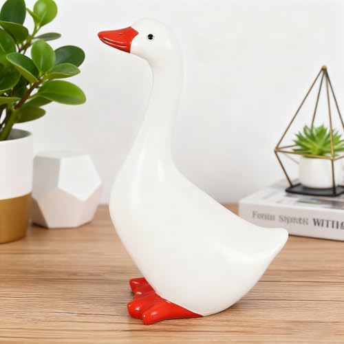 Desk Goose Table Decorations Office Decor for Women Desktop Goose 7 inch Desk Decor for Women Desk Accessories Figurines - color: Desk Goose 7 Inch