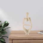 STOBAZA Abstract Thinker Statue Minimalist Figurine for and Office Decor Aesthetic Desktop Ornament Lightweight and Easy to Clean Abstract Sculpture for Unique Style