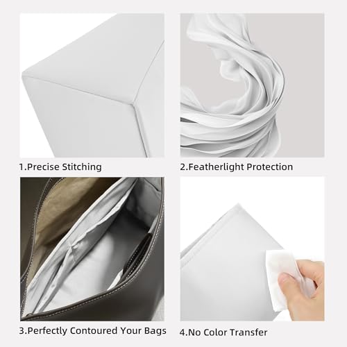 DGAZ Silk Purse Organizer Insert For GYARD Hobo Bags,Silky Smooth Bag Organizer，Luxury Handbag & Tote Shaper(Beton) - color: Beton