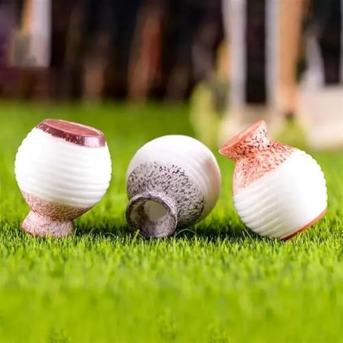 6Pcs Mini Bud Vases - Tiny Resin Flower Vases, Micro Landscape DIY Decor, Moss Succulent Ornaments, Fairy Garden Accessories, Home Tabletop Decoration, Gift for Plant Lovers