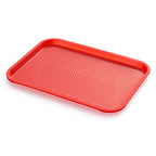 New Star Foodservice Fast Food Tray, Set of 12 (Red, 12 by 16-Inch) - color: Red, size: 12 by 16-Inch