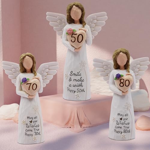 50th Birthday Gifts for Her, 50th Birthday Gifts for Women, 50 Year Old Gifts for Women, Sculpted Hand-Painted Figurine - style: 50th Birthday Gifts