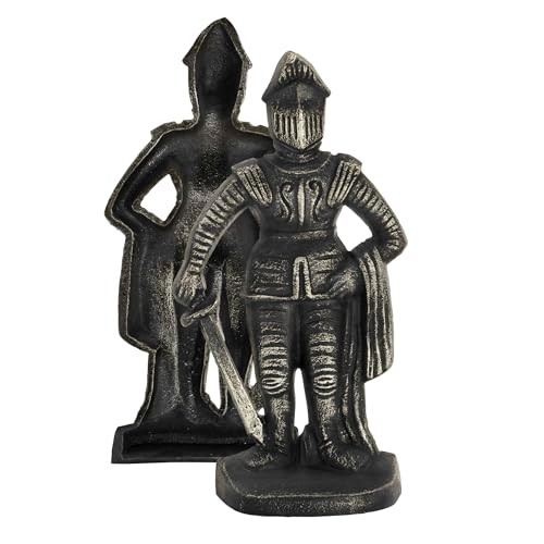 Design Toscano SP14917 Medieval Knight Iron Bookends, bronze - style: Medieval Knight