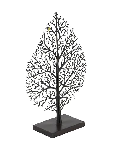 Deco 79 Metal Tree Decorative Sculpture Home Decor Statue, Accent Figurine 11" x 4" x 16", Gold