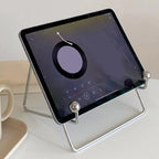 Minimalist Tablet Stand Desktop Sturdy Stainless Steel Tablet Holder for Desk Tabletop Mount Office Home Decor Display Stand