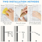2PCS Dispenser Drip Tray Wall Mount Soap Dispenser Bracket,Laundry Detergent Drip Catcher Prevent Dripping and Spraying, Easy to Clean(White) - color: White