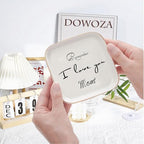 Gifts for Mom, Mother's Day Birthday Gifts for Mom from Daughter,Ring Dish Jewelry Tray Gifts -Remember I Love You Mom Jewelry Dish Ring Trinket Tray - style: Remember I Love You Mom