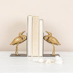 Creative Co-Op Decorative Cast Iron Bird Bookends, Gold, Set of 2