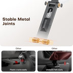 OMOTON TP02 360°Rotating for MagSafe Tripod, Adjustable Aluminum Magnetic Phone Tripod for iPhone 17/16/15/14 Pro Max Air, Foldable Cell Phone Stand Fits Vlog, Gym, Travel Essentials Accessories - color: 1-Black
