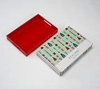 Sturdy Red Acrylic Serving Tray with Handles - 10x15Inch, Coffee, Appetizer, Breakfast, Butler Tray - Kitchen Countertop & Vanity Table Organizer - color: Glossy Red, size: 15" x 10" x 2"