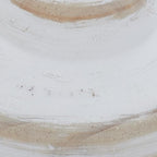 Deco 79 Wood Decorative Candle Holder Candle Stand, Set of 3 Candlestick Holder 8", 6", 4"H, White - color: Beige