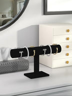 Bracelet Holder Stand,Bracelet Organizer Display for Selling,Bangle Organizer for Women,Watch Storage Holder for Men,Jewelry Business Supplies (Black) - style: Style 2 （Black 1 Tier ）