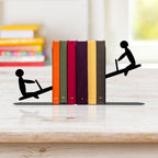 See-Saw Bookends Fun Bookends Cute Book Ends Bookshelf Decor for Office School Library Bedroom Book Lovers Gift