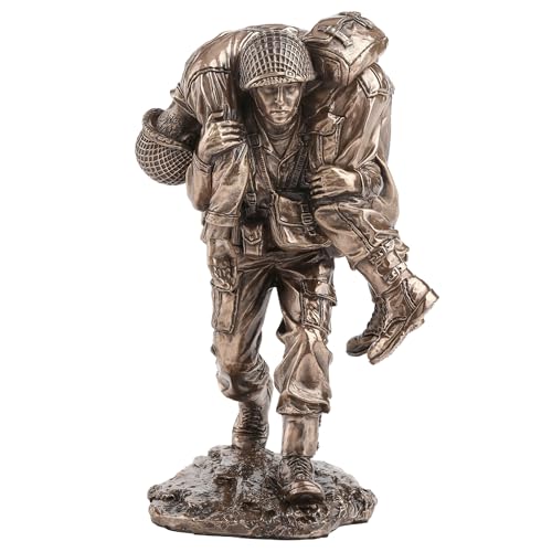 Veronese Design 5 1/8 Inch No Soldier Left Behind Cold Cast Resin Bronze Finish Military Gift Statue