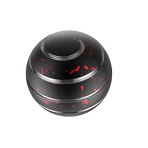 Fidget Toys Adults, 1.54'' Kinetic Desk Toys, Party Favors Toys for Kids 8-12, Fidget Toys for Kids, Stocking Stuffers (39MM, Black Red) - color: Black Red