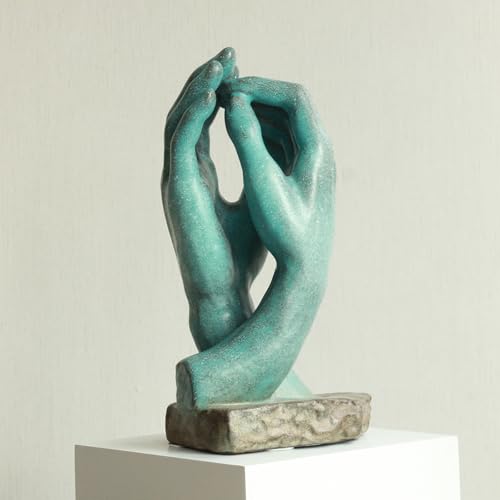 Lukitas Rodin Art Sculpture - Hand of God Statue, Classic Figurine for Home & Office Décor, Ceramic 11''