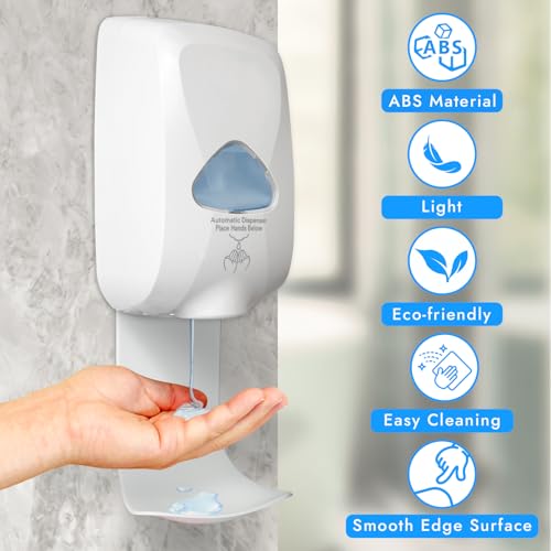 2PCS Dispenser Drip Tray Wall Mount Soap Dispenser Bracket,Laundry Detergent Drip Catcher Prevent Dripping and Spraying, Easy to Clean(White) - color: White