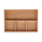 pandapark Wood Organizer Tray,Black Walnut,Desk & Drawer Storage Box (Maple Master) - color: Maple Master-4