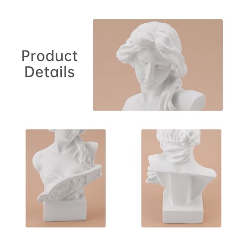 Goddess Aphrodite Statue, 6 Inches Greek Goddess Aphrodite Statue, Height Resin White Classical Art Figurine Ornament for Home or Office Decor,Valentine's Day Gift(Aphrodite Statue) - style: Aphrodite statue