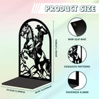 Peacoblue Metal Bookends for Shelves, Modern Decorative Heavy Duty Study Book Ends Stoppers for Office, Desk, Shelf, Room 5.3"x4.3"x7.9" Cast Iron Simple Tall Bookends 1 Pair (Cowboy Horse Riding) - style: Cowboy Horse Riding