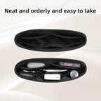 DGAZ Silk Purse Organizer Insert Fits Hermes Kelly Elan Bags，Silky Smooth Bag Organizer，Luxury Handbag & Tote Shaper(Black) - color: Black
