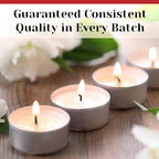 250 Pack Tealight Candles in Metal Cups - Clean, White Unscented Tealight with 3 Hour Long Burning Time - Votive Candles Bulk for Romantic Dinner, Weddings, Spa & Hotels - style: 250 Pack 3 Hours Burn Time