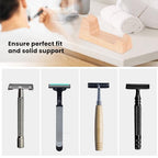 Wooden Safety Razor Stand - for Henson AL13 / AL13-M / Ti22 - Stand of Minimalism to Hold Your Razor - Luxury Razor Display Stand for Storing Your Razor