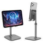 Doboli Cell Phone Stand, Phone Stand for Desk, Phone Holder Stand Compatible with iPhone and All Mobile Phones Tablet, Gifts for Adults Women Men Mom Wife, Space Gray - color: Space Gray