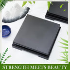 Chunful 2 Pcs Square Wooden Display Stand 6.7 x 6.7 x 2 Inch Wood Vase Display Base Black Pedestal Stand Square Vase Riser for Vases Teapot Trophy Collectibles Aquarium Lamp Home Decoration - size: 6.7 x 6.7 x 2 Inch
