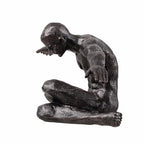 Hi-Line Gift Ltd. Stretching Human Sculpture Resin Home Decor Contempory Tabletop Ornament