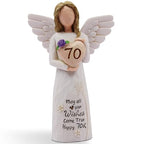 70th Birthday Gifts for Women, Meaningful 70th Birthday Gifts, Sculpted Hand-Painted Figurine - style: 70th Birthday Gifts