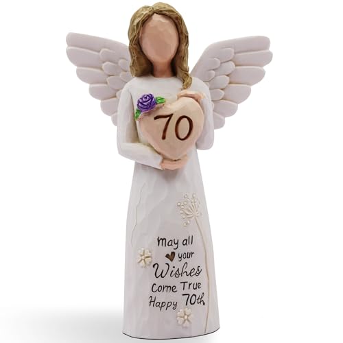 70th Birthday Gifts for Women, Meaningful 70th Birthday Gifts, Sculpted Hand-Painted Figurine - style: 70th Birthday Gifts