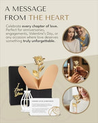 Forever Rose Bloom Box & Phantom Vase Combo, 24k Gold Dipped Rose in a Personalized Gift Box That Says I Love You Embossed in Gold Foil, Unique & Everlasting Gift for Any Occasion - color: "I Love You" Gold Dipped Rose (Phantom Vase & Bloom Box)