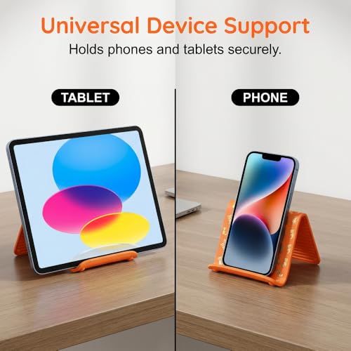 Silicone Phone Stand with Aluminum, Foldable Multi-Angle Adjustable Holder, Anti-Slip Desktop Stand for Phone Tablet Laptop, Portable Roll-Up Stand for Travel & Office (Green+Grey) - color: Green+Grey