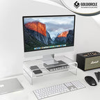 Acrylic Monitor Stand Riser Clear Computer Monitor Stand (Big)