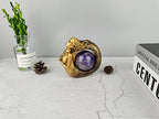 Mermaid Conch Crystal Ball Stand Sphere Display, Natural Healing Feng Shui Glass Orb Holder Base Statue Decoration, for 40mm-60mm Sphere - style: Mermaid Conch