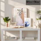 MerryNine Metal Book Ends, Bookends for Shelves, Book Holder for Heavy Books, Book End for Kids Books, Decoration Bookend for Home Office (2, Marble)